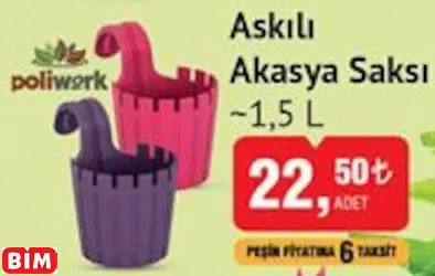 ASKILI AKASYA SAKSI ~1,5 L ASKILI AKASYA SAKSI ~1,5 L